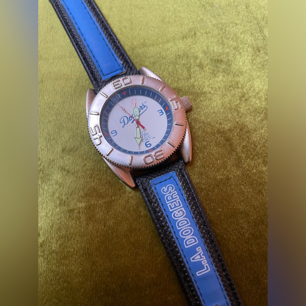 LA Dodgers Blue Strap Wristwatch